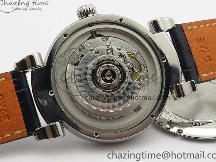 MIROTIME 0201 MoistureWicking Da Vinci IW356601 SS MKF 1:1 Best Edition Blue Dial On Black Leather Strap A 7233